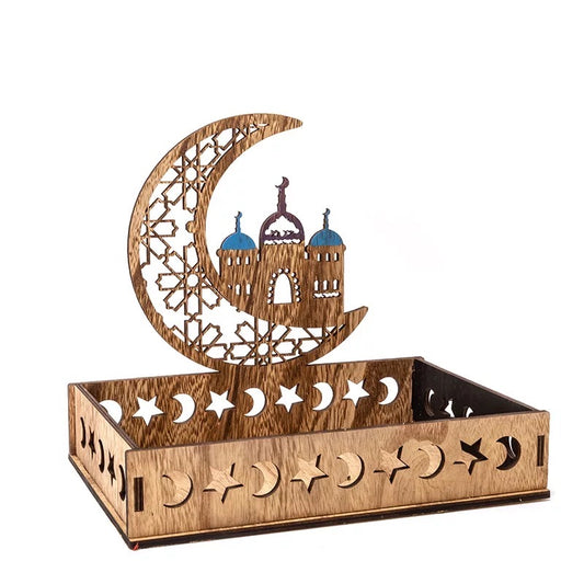 Wood mosque tray