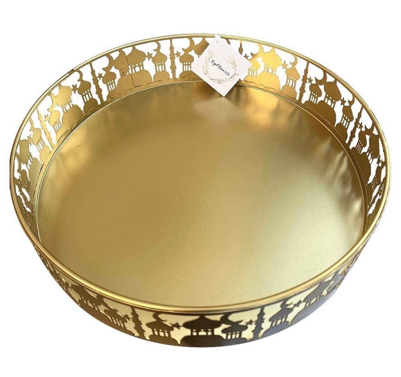 Gold tray