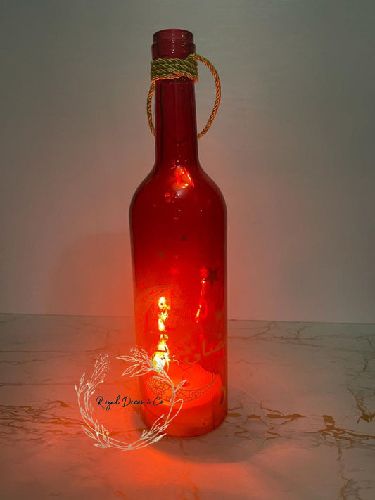 Ramadan Mubarak bottle lantern