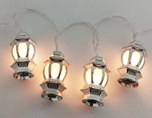 Silver Lantern Light Cord